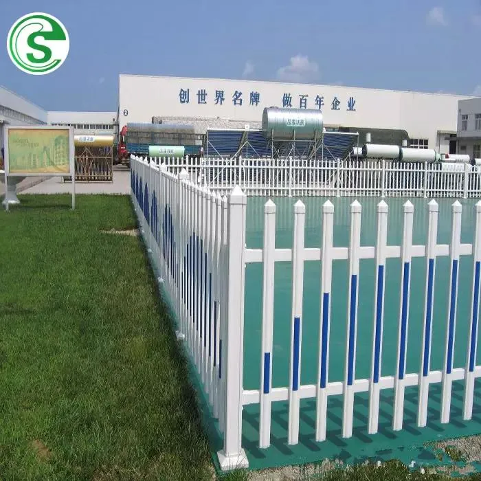 High Quality PVC Plastic White Picket Fence Garden Edging